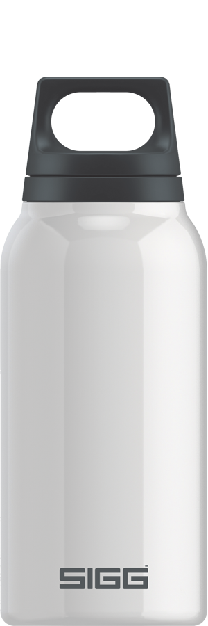 Thermo Trinkflasche Hot & Cold White 0.3l