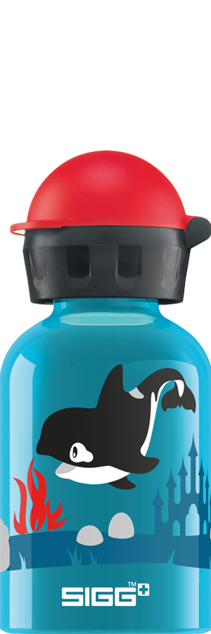 Kids Water Bottle Orca Family 0.3l-10oz