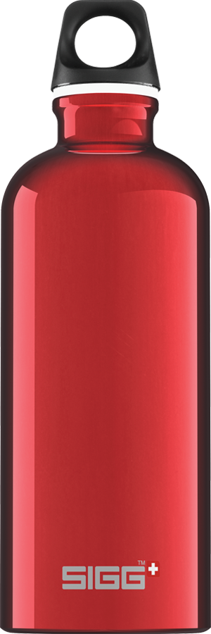 Water Bottle Traveller Red 0.6l-20oz