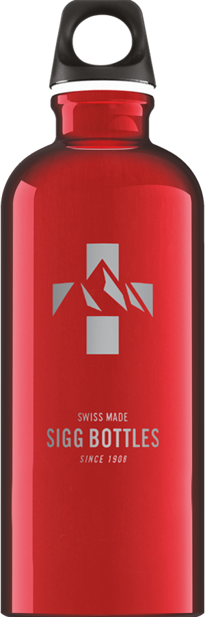 Trinkflasche Mountain Red 0.6l