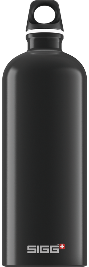 Water Bottle Traveller Black 1.0 L