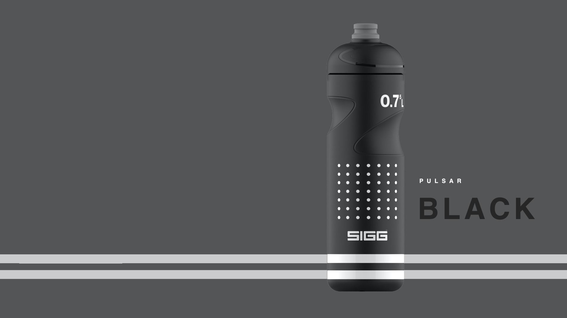 Water Bottle Pulsar Black 0.75 L