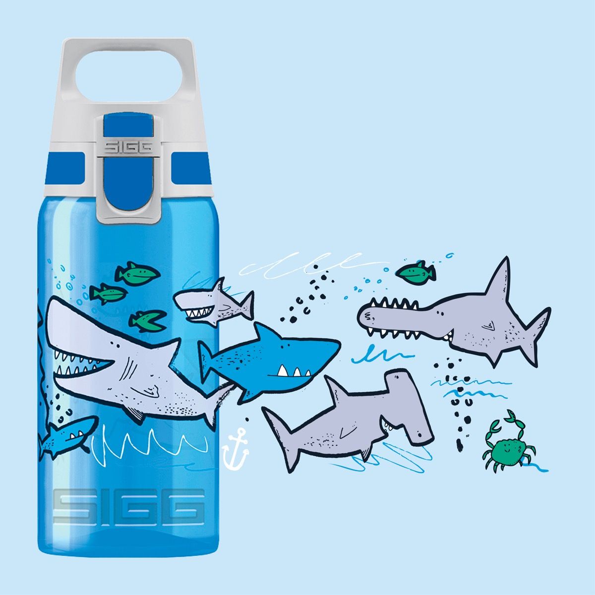Kids Water Bottle VIVA ONE Sharkies