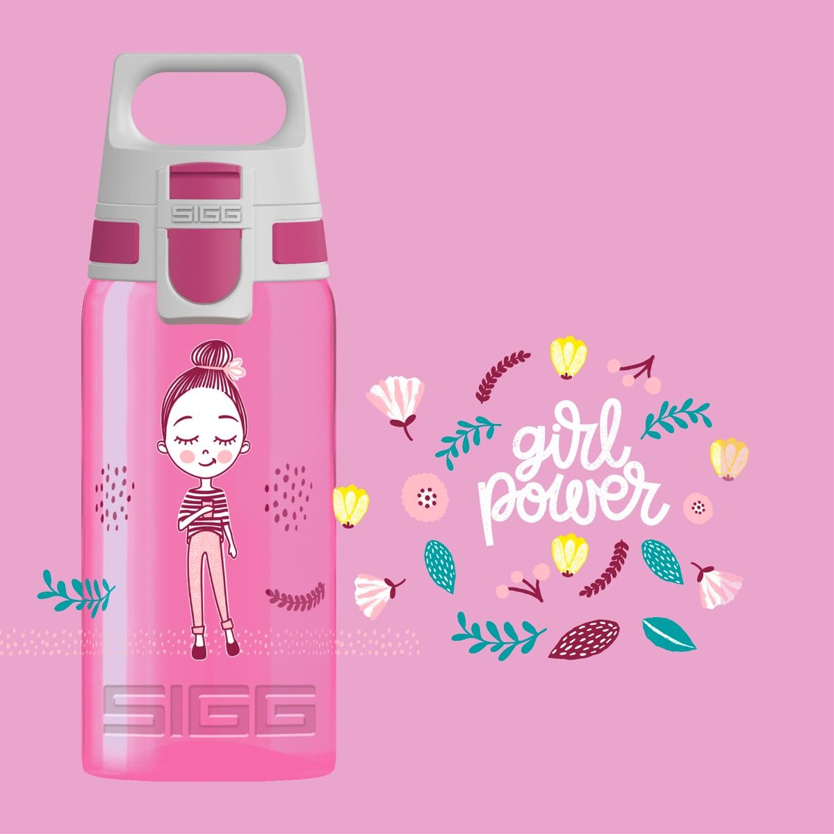 Kids Water Bottle VIVA ONE Girls Way 0.5 L