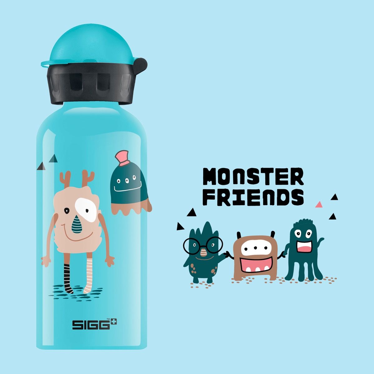 Kinder Trinkflasche KBT Monster Friends 0.4 L