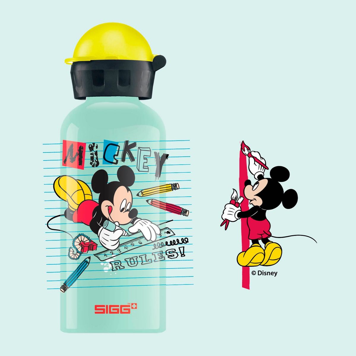 Kinder Trinkflasche Bottle Mickey School 0.4 L