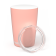 Kaffeebecher NESO Pure Ceram Pink 0.3 L