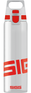 SIGg Total Clear Bottle Red 25oz